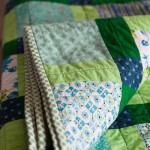 Spring quilt in Blues and Greens is finished!!