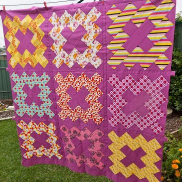 Simply Retro challenge – May quilt finish