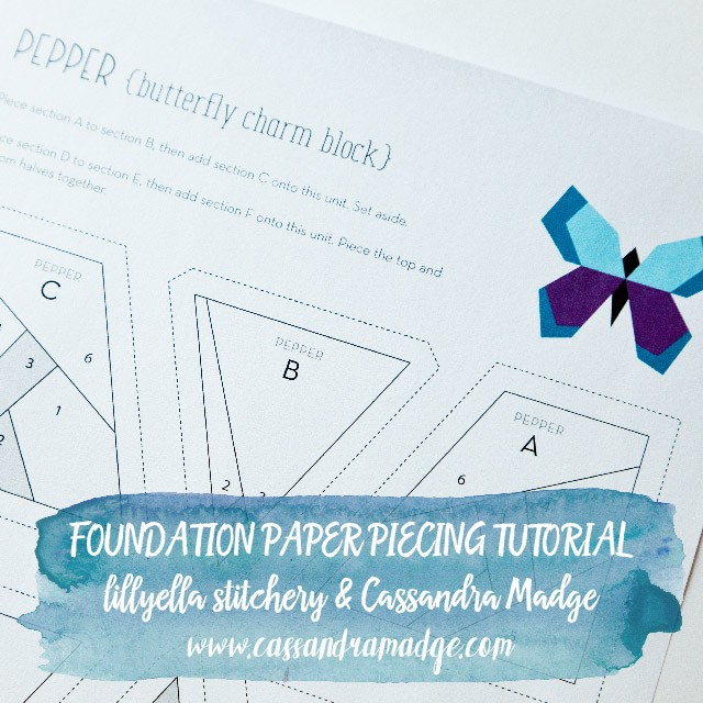 Foundation Paper Piecing Tutorial Cassandra Madge