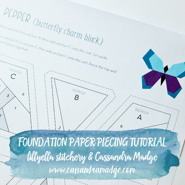 Foundation paper piecing tutorial