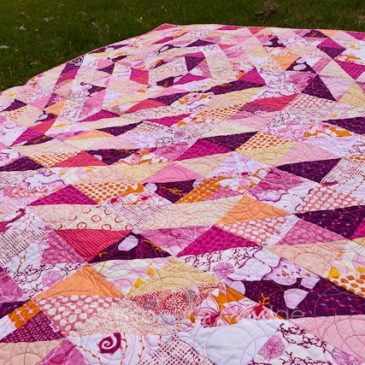 Candy Ripples Quilt – almost good enough to eat!