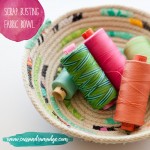 Fabric scrap-busting with a rope bowl!