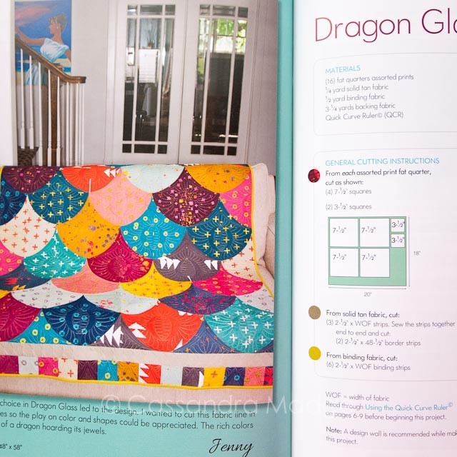 One Wonderful Curve quilting book review - Cassandra Madge