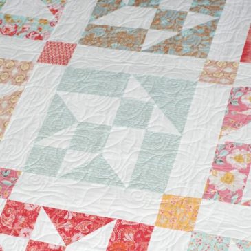 Flower Basket quilt pattern from Live Love Sew